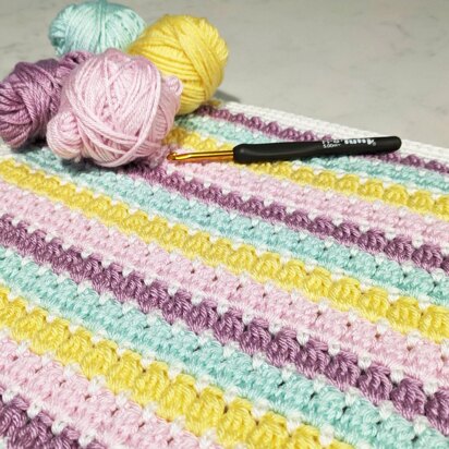 Easy Clusters Baby Blanket