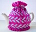 Boysenberry Fair Isle 2 Cup Teapot Cosy Knitting Pattern