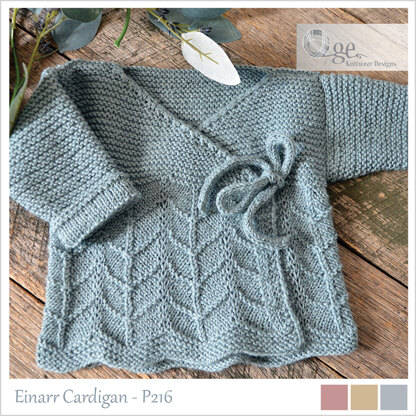 OGE Knitwear Designs P216 Einarr Cardigan PDF