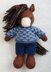 Horse/donkey/unicorn in a sweater