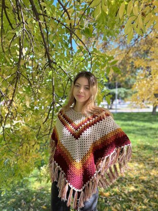 Gorgeous Autumn Poncho