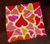 Valentine's Day Hearts Blanket Baby Shower Throw C2C CROCHET PATTERN