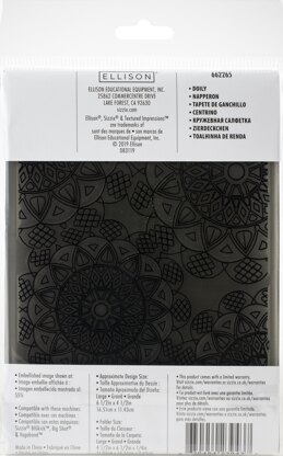 Sizzix 3D Textured Impressions Embossing Folder - Doily
