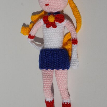 Häkelanleitung Amigurumi Puppe Sailormoon