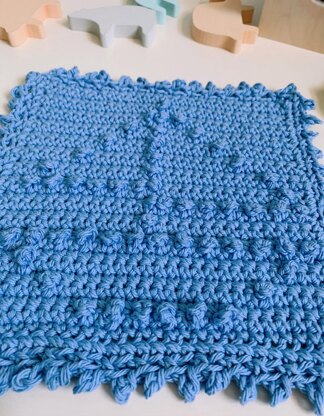 The Sailboat Baby Washcloth