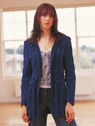 Haven Cardigan in Rowan Original Denim