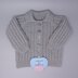 George Baby Cardigan Knitting Pattern size 20" & 22" chest