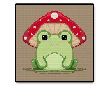 Frog - PDF Cross Stitch Pattern