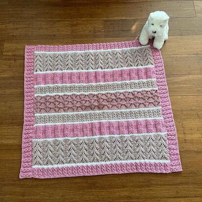 Quick and Easy Aran Weight Knitted Blanket