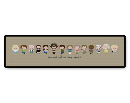 The Walking Dead Season Two Bite Size - PDF Cross Stitch Pattern