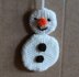 Amigurumi Snowman Gift Tag