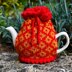 Diamond Fair Isle 2 Cup Teapot Cosy Knitting Pattern.