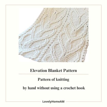 Elevation Blanket Pattern