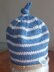 Contrast Stripe Knotted Baby Beanie