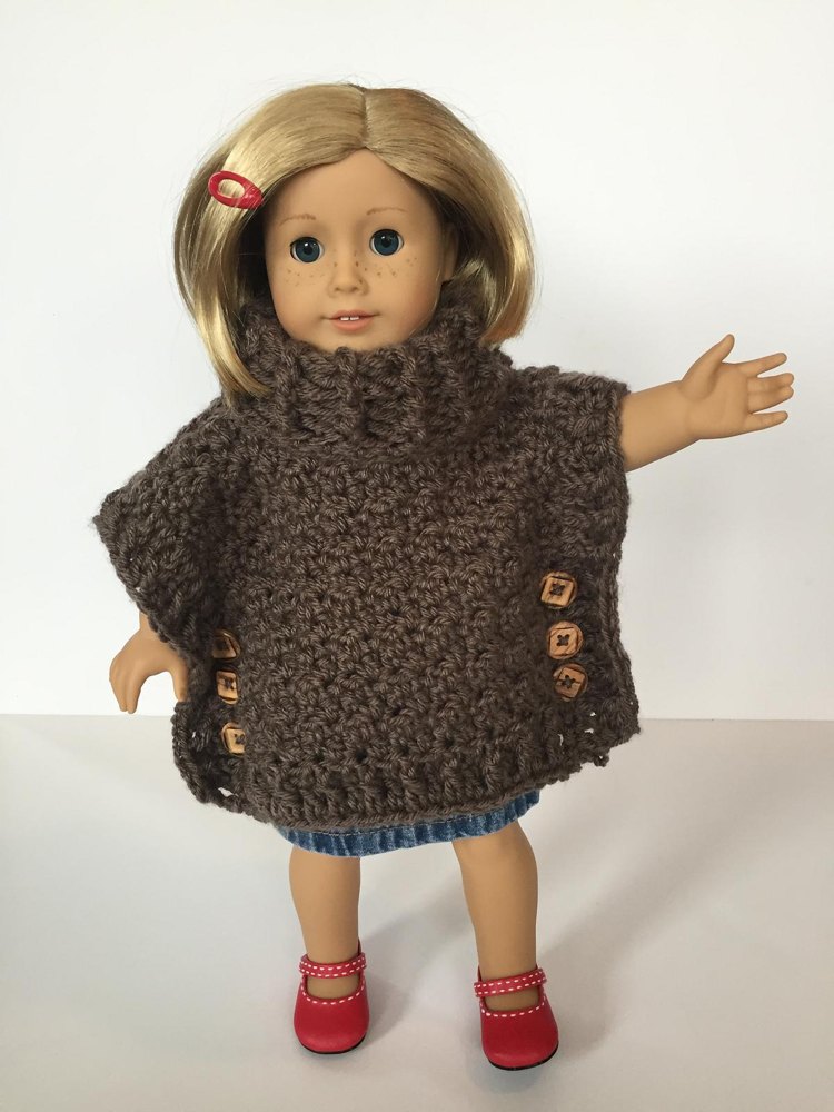 Doll poncho deals pattern