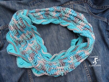 Sea Breeze Infinity Scarf Adult Teen