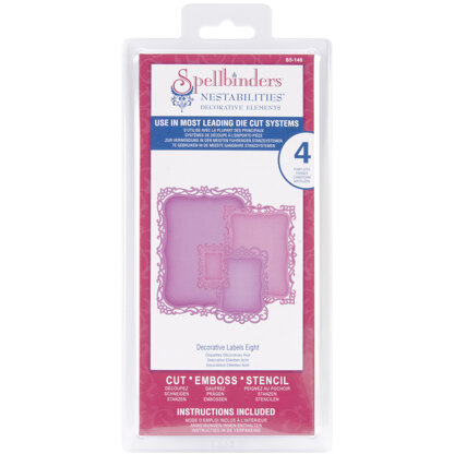 Spellbinders Nestabilities Decorative Elements Dies - Decorative Labels 8