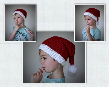 Slouchy Summer Santa Hat