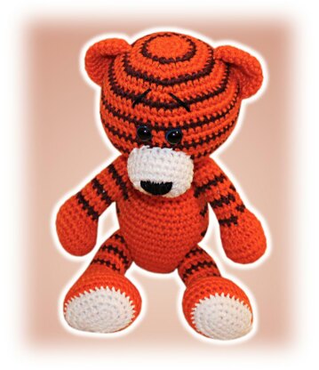 Tiger, Cat and White Bear Crochet Pattern