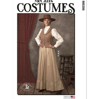 McCalls Pattern M7220 Misses' Pioneer Costumes from £10.50