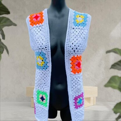 Summery Crochet Waistcoat