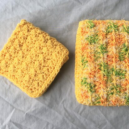 Wash Cloth and Scrubby Sponge