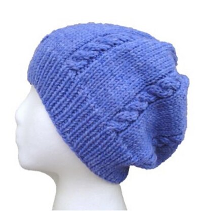 Lavender Cable Hat