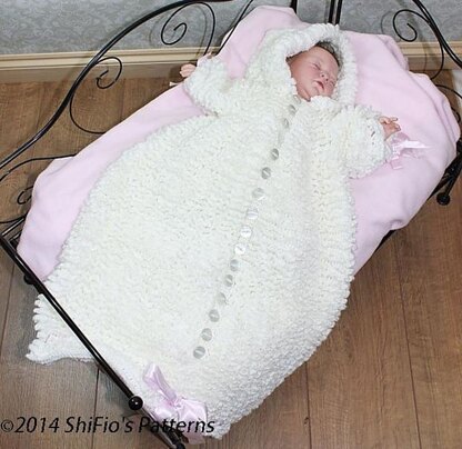 Baby Sleeping Bag Crochet Pattern 134 Crochet pattern by ShiFio s