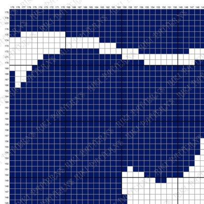 CROCHET PATTERN Abstract Cat Blanket Home Decor Pet Graphghan Animal Throw C2C SC
