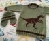 Velociraptor Dinosaur Sweater
