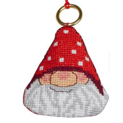 Permin Santa Claus Ornament Cross Stitch Kit