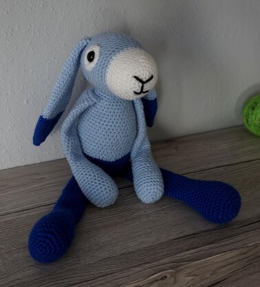 Crochet Pattern Long Legged Bunny Hector!