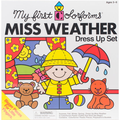 Patch Products Colorforms(R) Classic Miss Weather Re-Stickable Sticker Set - 232854