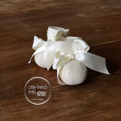 Baby Booties Garter st.