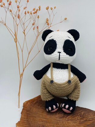 Baby Panda Amigurumi  and Panda Rattle