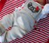 Baby’s Knitted Dungaree with motif pocket (dog or cat) 0-3 years