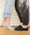 Churchmouse Studio Cozy Slipper Socks in Rowan Brushed Fleece/Kelbourne Lucky Tweed PDF