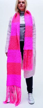 Cardigan, Scarf and Hat in Rico Fashion Light Luxury & Essentials Soft Merino Aran - 686 - Downloadable PDF