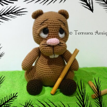 Crochet pattern Sweet beaver