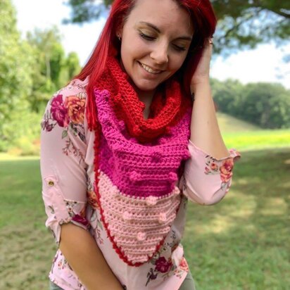 Generous Scarf to crochet in Bernat Soft Boucle, Knitting Patterns