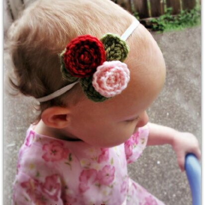 Spiral Rose Headband