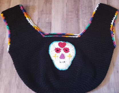 Skull market bag