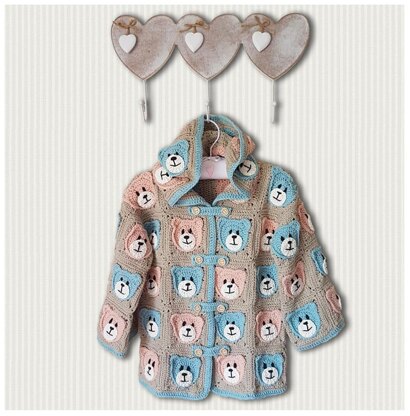 Teddy Bears Picnic Jacket for 2 to 4 year olds