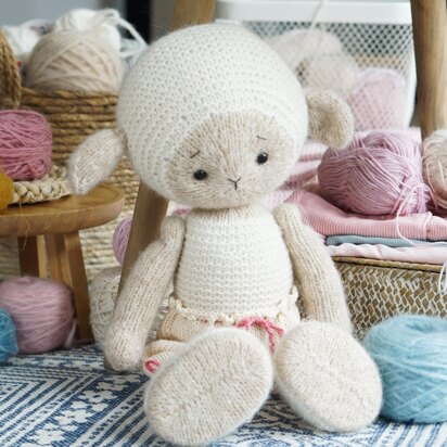 Knitting Milky The Lamb toy