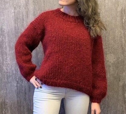 Slouchy Mohair Sweater