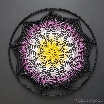 Mandala 'Wild Blooms' crochet pattern