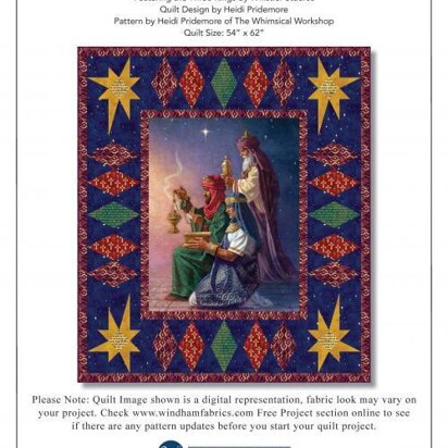 Windham Fabrics Three Kings - Downloadable PDF