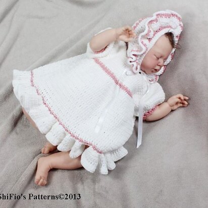 Country Baby Dress Crochet Pattern #124