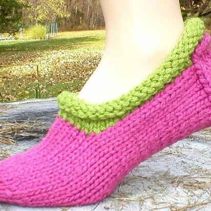 Shortie Slippers & Faeroe Slipper Socks - knitting pattern
