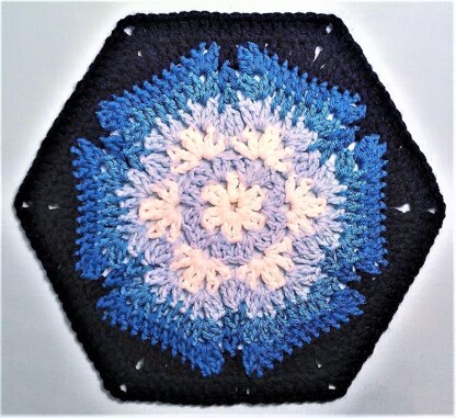 Icy Pirouette Snowflake Hexagon